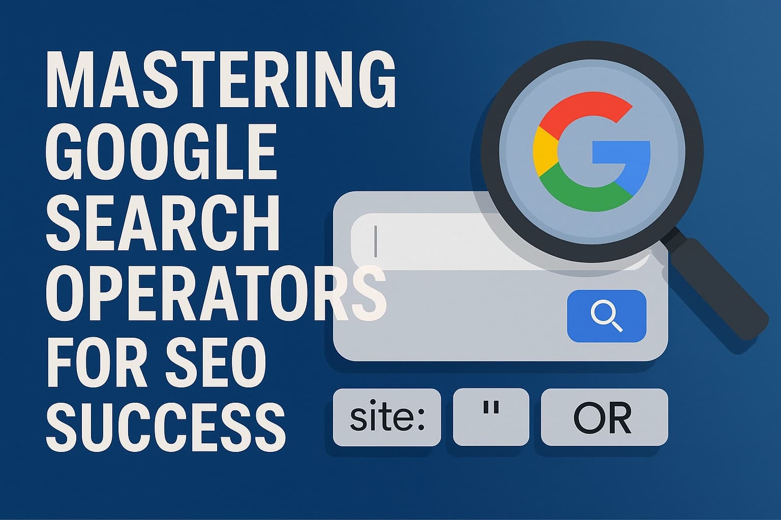 Mastering Google Search Operators for SEO Success